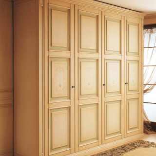 Classic style modular wardrobe Oxford collection with carved pillars